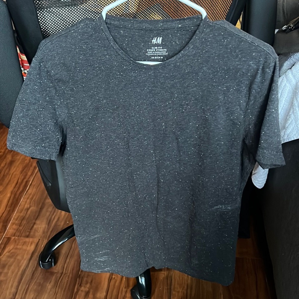 H&M Mens M Slim Shirt T-Shirt